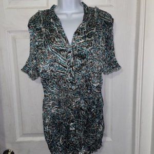 Brand :Lane  Bryant Size 22/24 Color : Bleu Paisley
